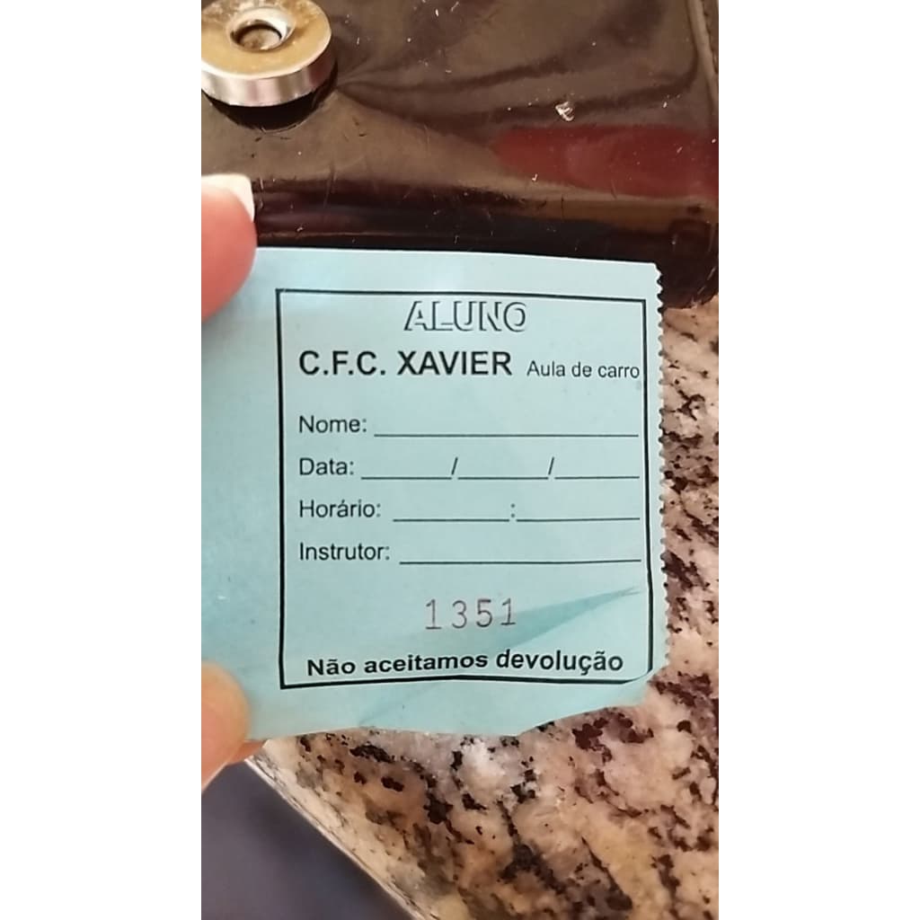 bloco de recibo estrutor auto escola