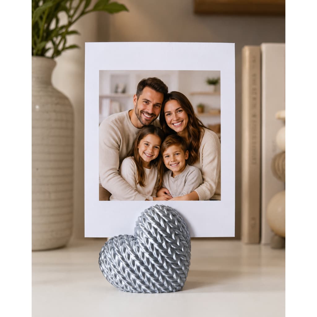 Porta Retrato Mini Coração | Suporte para Fotos, Polaroid | Lembrancinhas | Presente