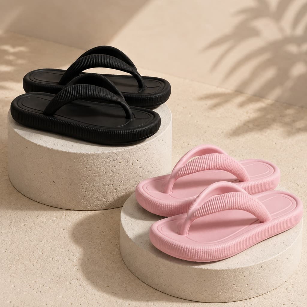 Chinelo Feminino de Dedo Sandália Rasteirinha Ortopédica Leve e Macia Super Confortável - Promoção !