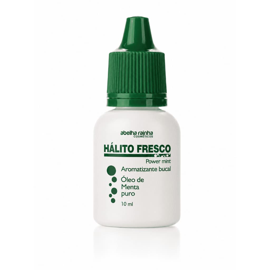 Hálito Fresco Power Mint Óleo De Menta Puro Aromatizante Bucal Refrescante Portátil 10ml