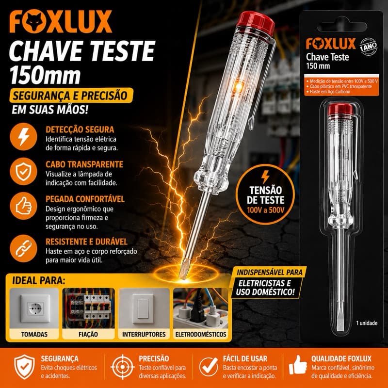 Chave de Teste Detectoras De Energia Tensão