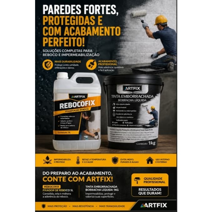 Kit Impermeabilização Fácil para Paredes e Tetos ENVIO IMEDIATO
