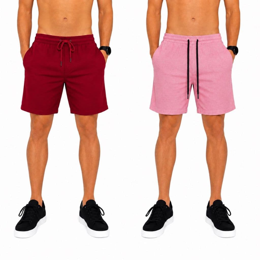Kit 2 Short Linho Masculino Qualidade Premium Bermuda Mauricinho| Conforto Casual | Envio Imediato
