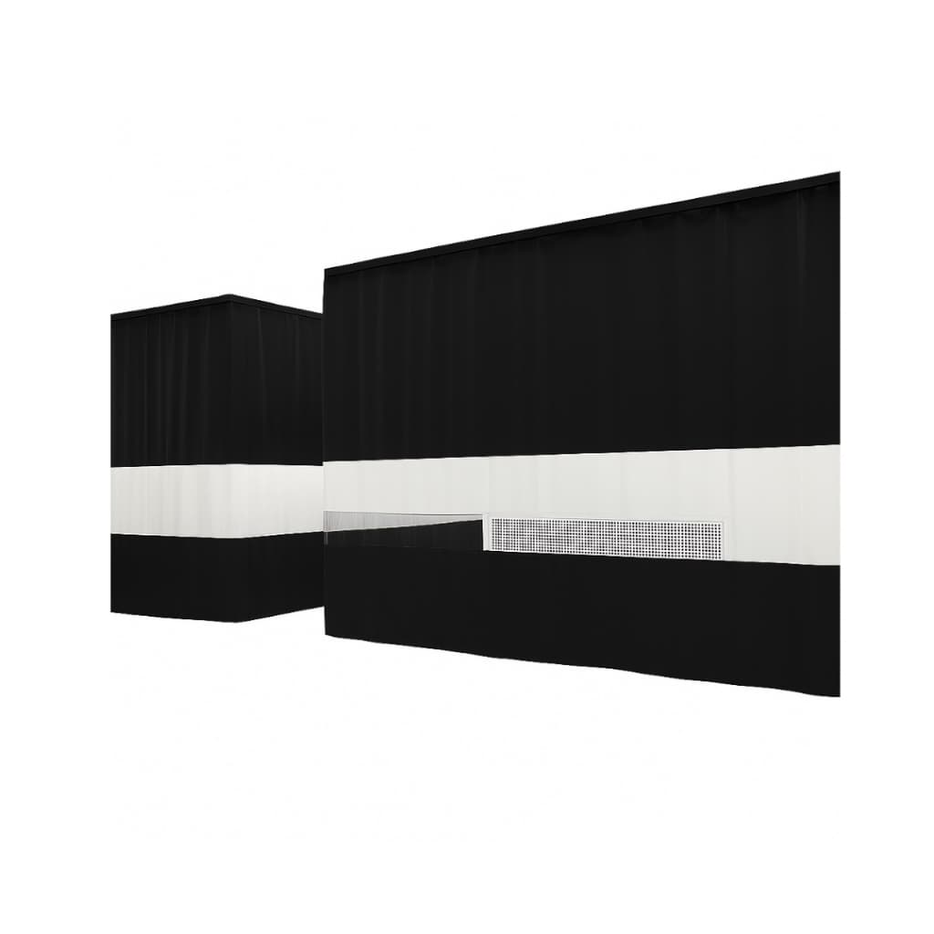 Cortina Industrial Com Visor Pvc Cabine 3x2,7 Metros