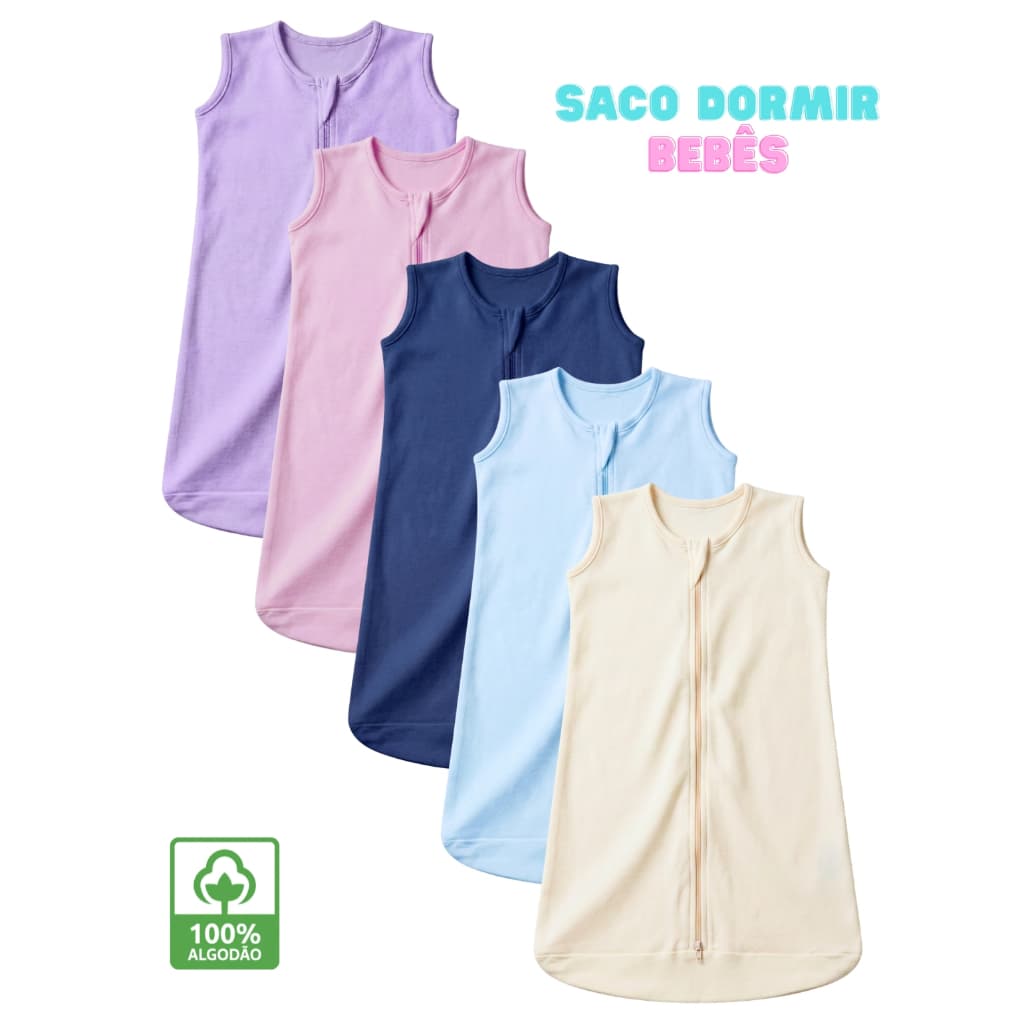 Saco De Dormir Bebe Cobertor Manta De Vestir Suedine Algodão
