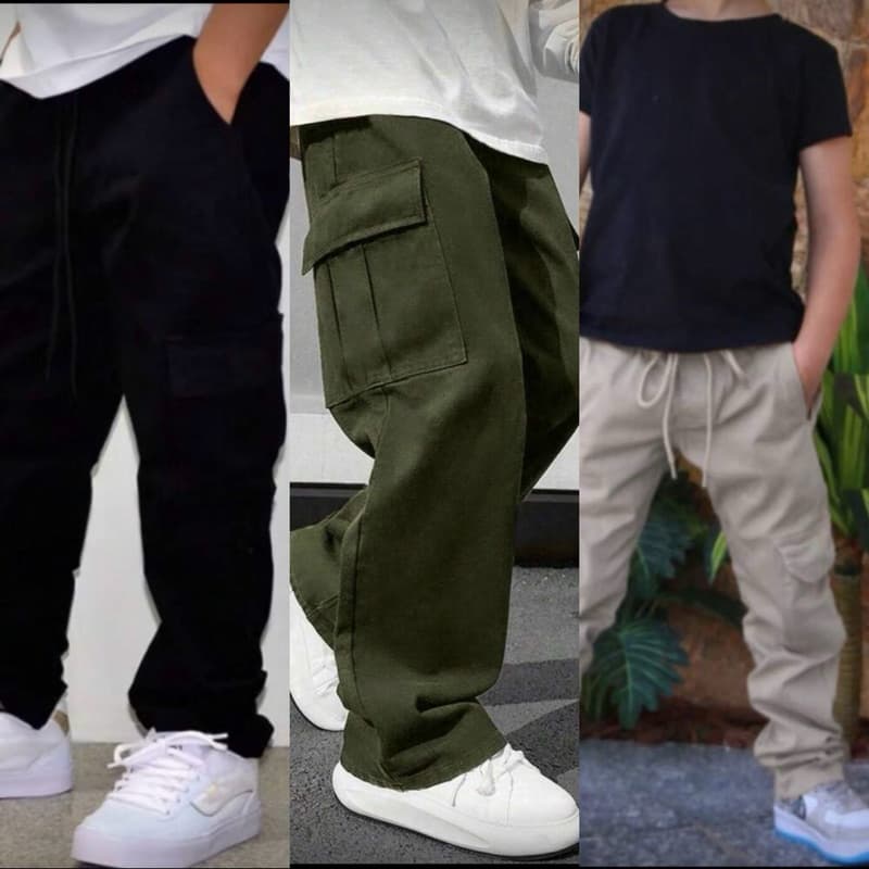 Calça Cargo Infantil  Juvenil com Cordão – Estilo, Conforto e Liberdade para os Pequenos