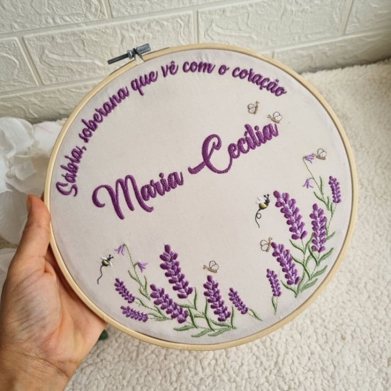 Bastidor Porta Maternidade Artesanal