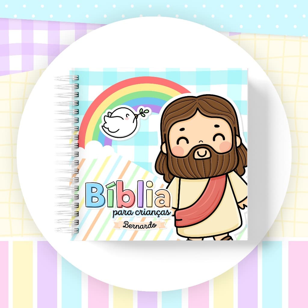 Bíblia infantil Personalizada - Menino