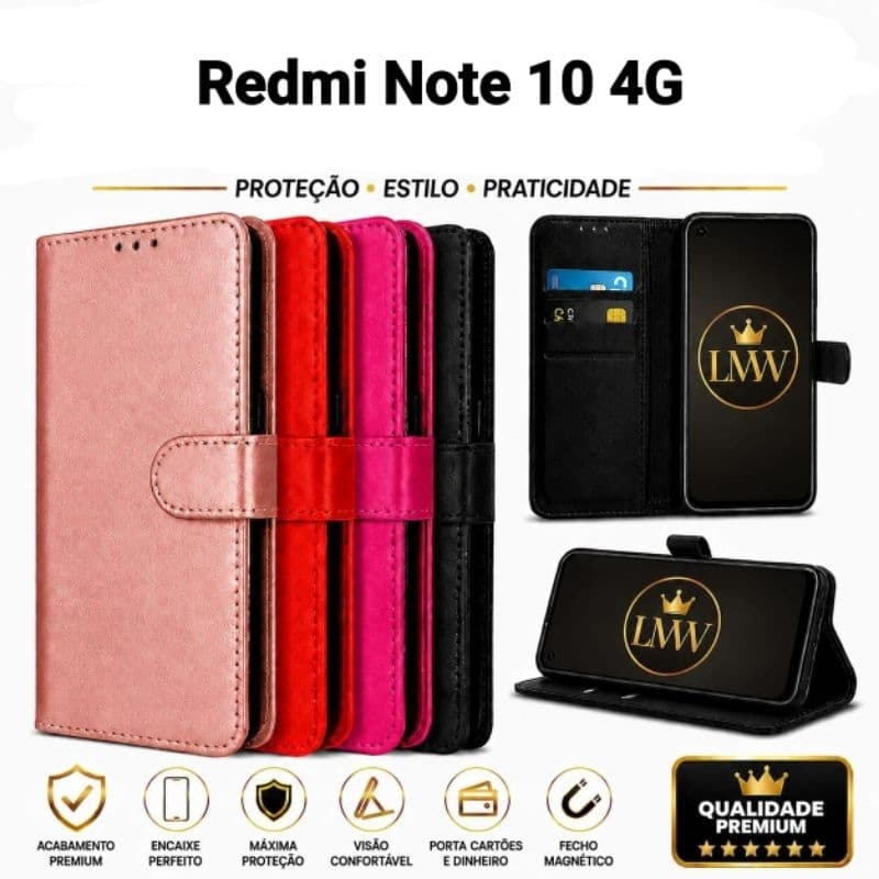 Capinha Capa Carteira Flip Cover Xiaomi Note 10 4G