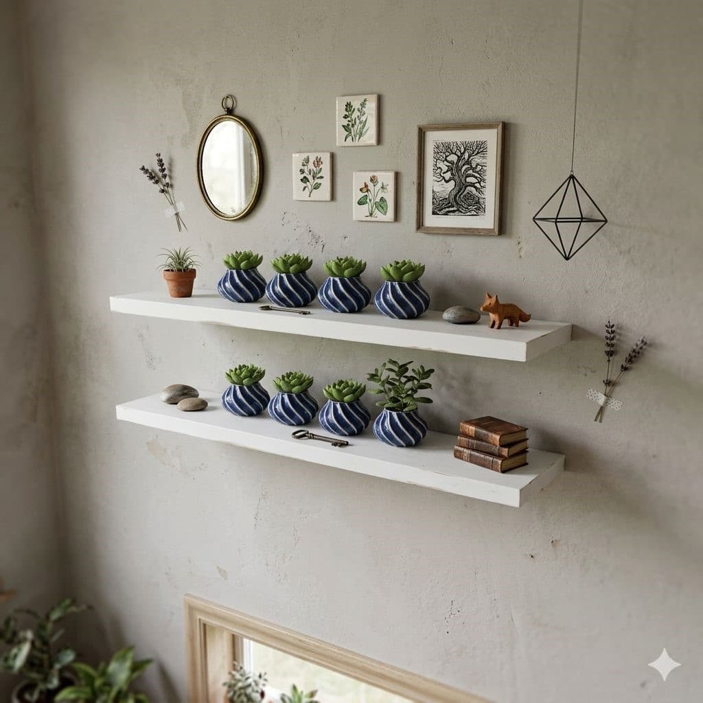 Kit 2 Prateleiras Decorativas 60 x 15 MDF