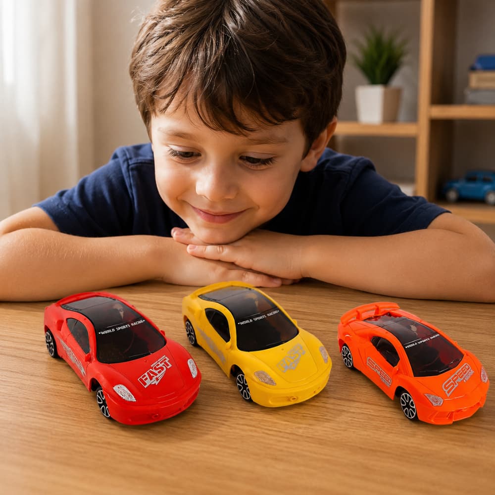 Carrinho Controle Remoto Infantil Resonancia Alta Velocidade Fácil Manuseio