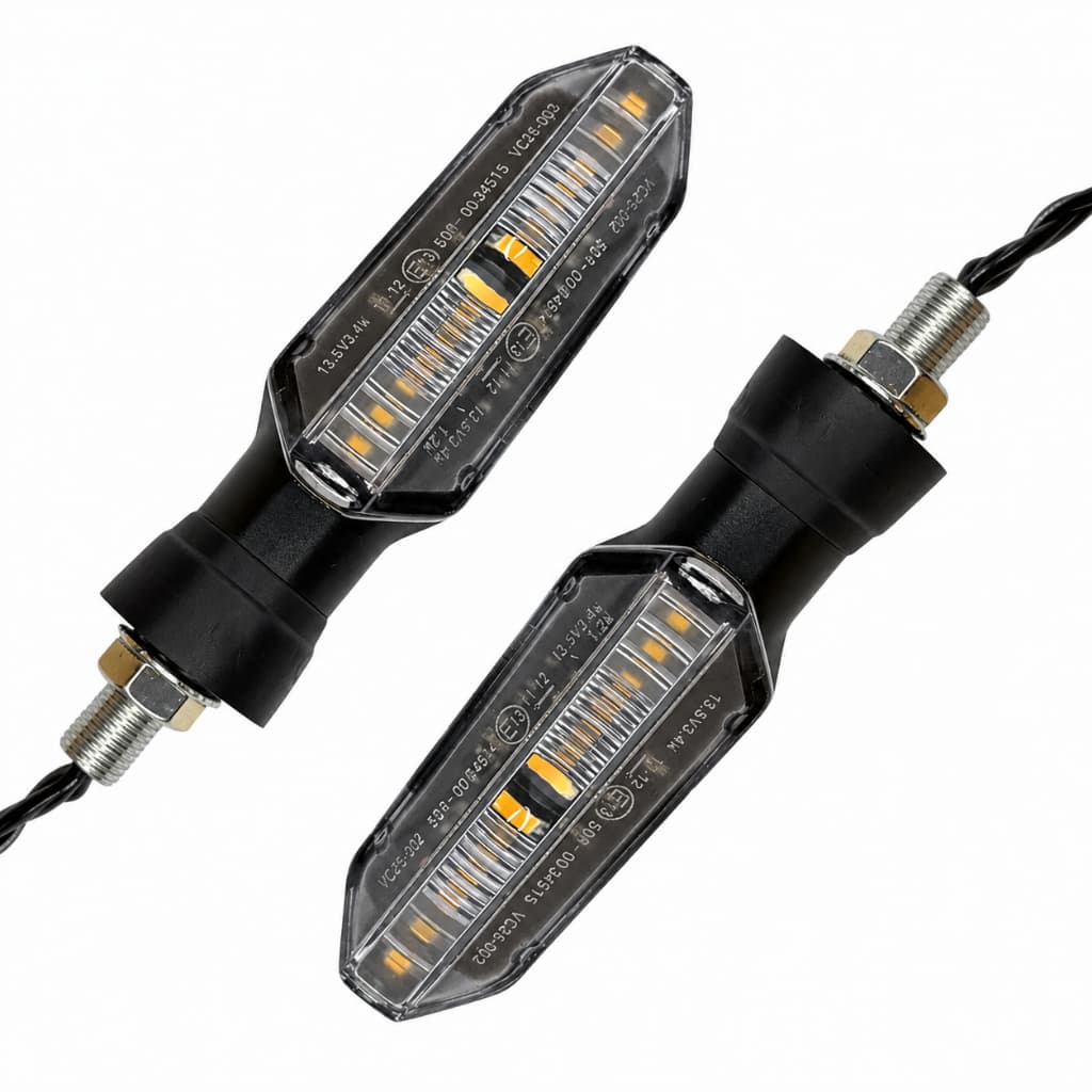 Kit 2 Pisca Led Seta Sequencial Rosca Cb Twister 250 Fan 125 150 Bros 150 160