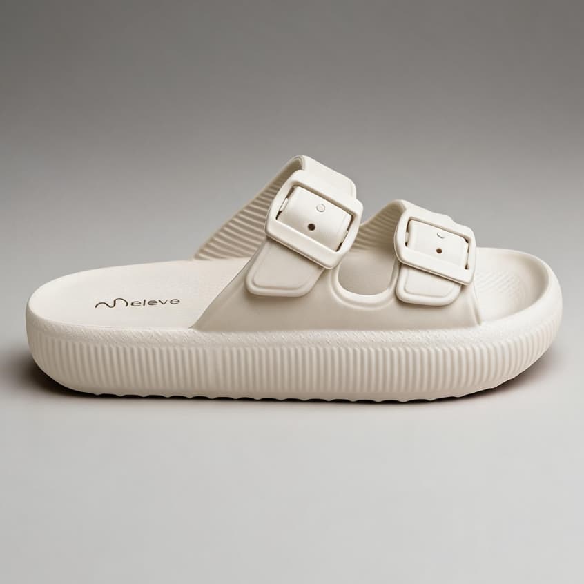 Sandália Slide Feminina EVA Plataforma Fivela Confortável Leve Antiderrapante | Chinelo Elegante