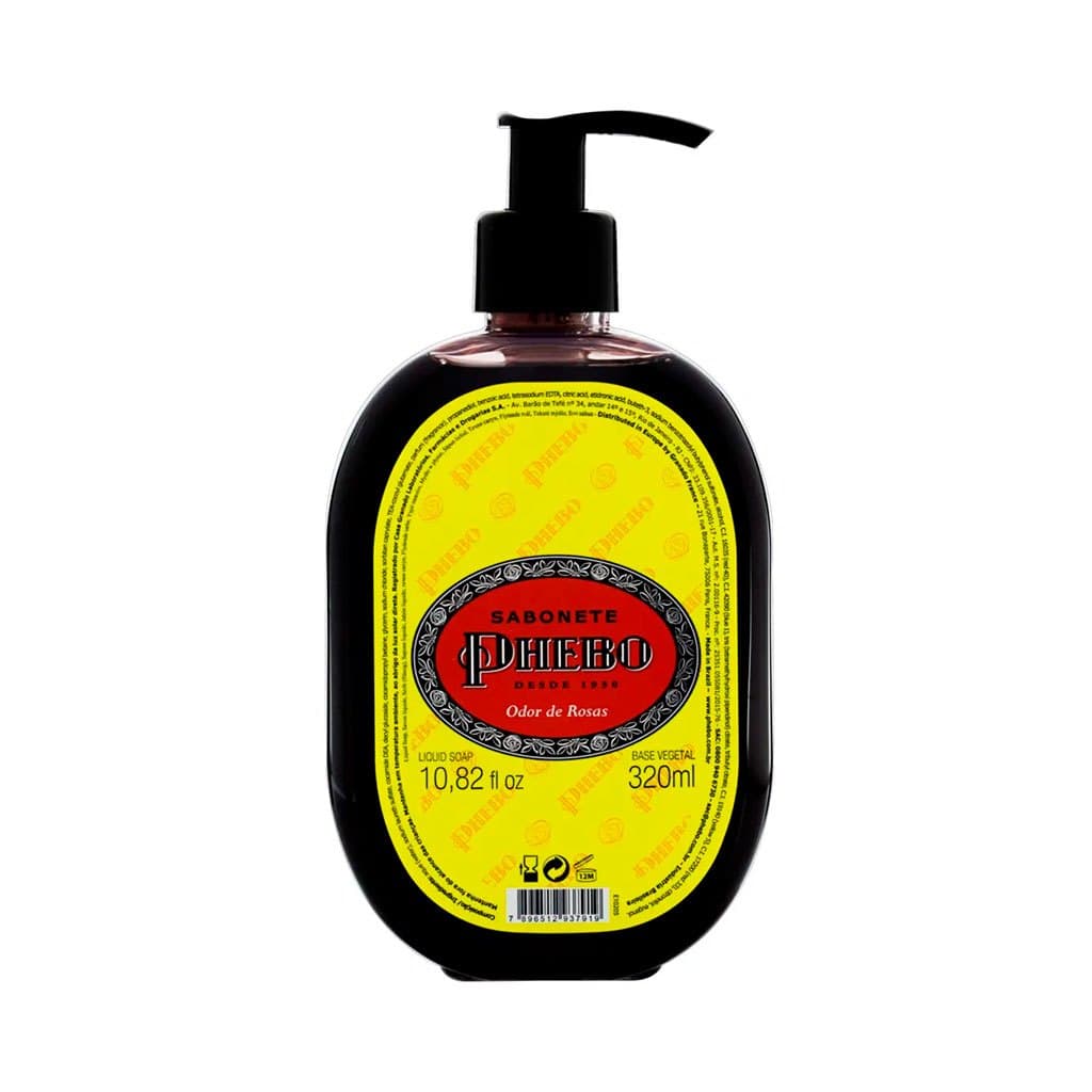 Sabonete Líquido Phebo Tradicional Odor Rosas 320 ml - CM0025