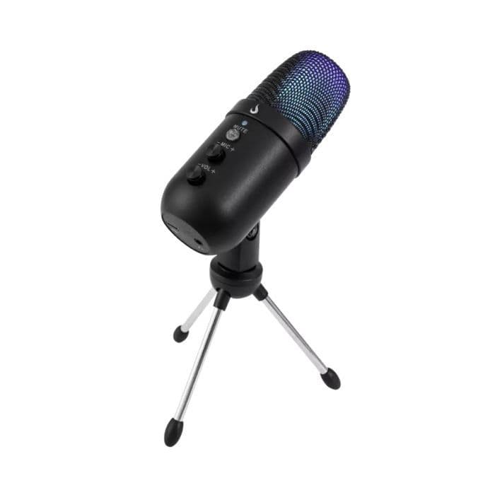 Microfone Gamer Rise De Mesa Mode Elite 01 RGB Preto - RM-ME-01-B