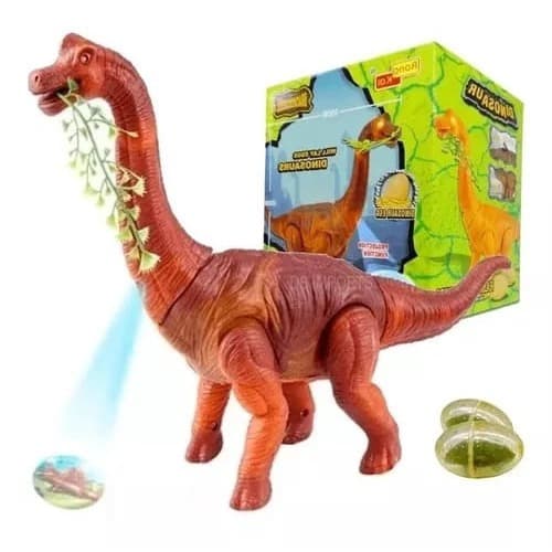 Brinquedo Dinossauro Grande Braquiossauro Bota Ovos Anda Reproduz sons-1215