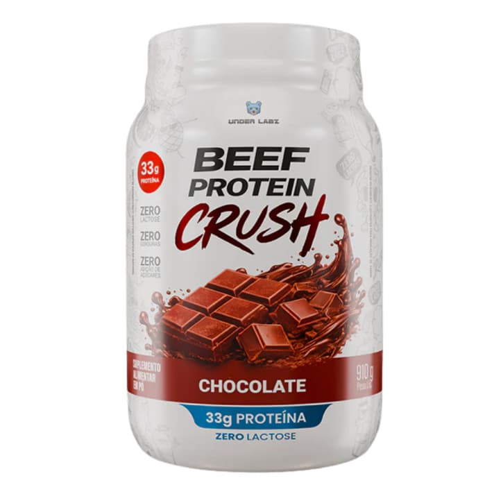 Beef Protein Crush 910g Pote - Under Labz - Whey Protein da Carne - Zero Lactose