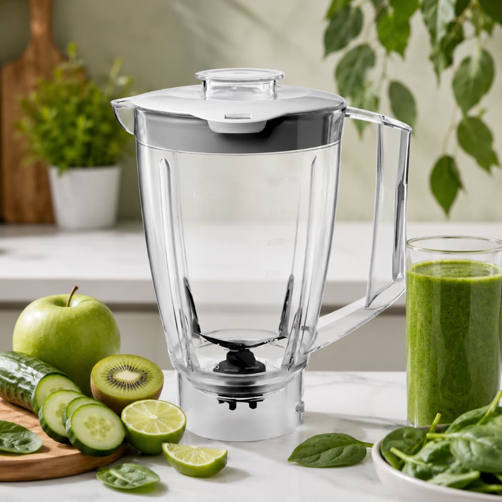 Copo Serve P/ Liquidificador Arno Faciclic pro 500w Juice delrin Cristal tampa branca