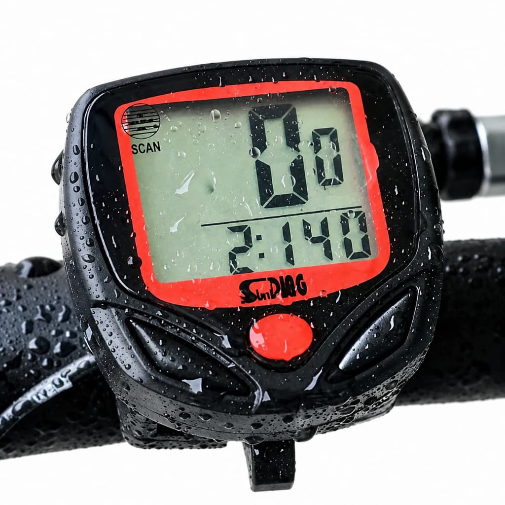 Velocímetro Digital para Bike Bicicleta A Prova D'agua Com Fio 15 Funções Ciclismo R-51