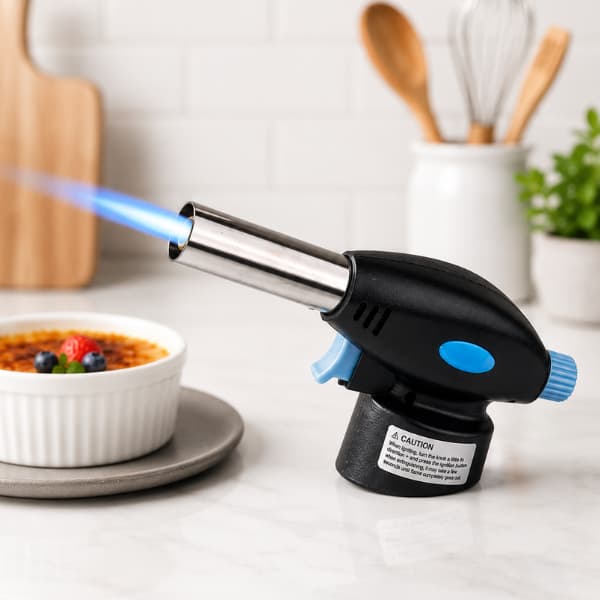 Maçarico Culinário Profissional Portátil Regulagem Gourmet