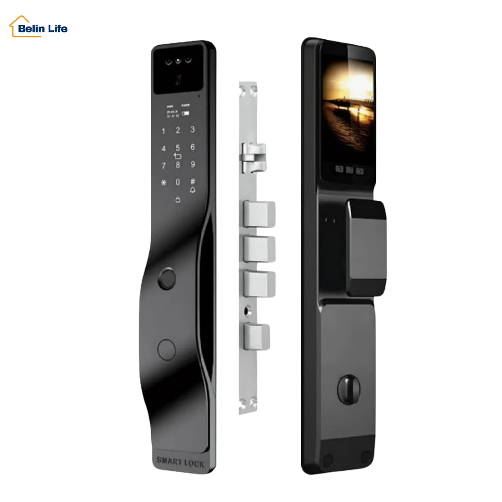 Fechadura Digital Inteligente AITEK ALPHA-211 Reconhecimento Facial Wi-Fi Tuya