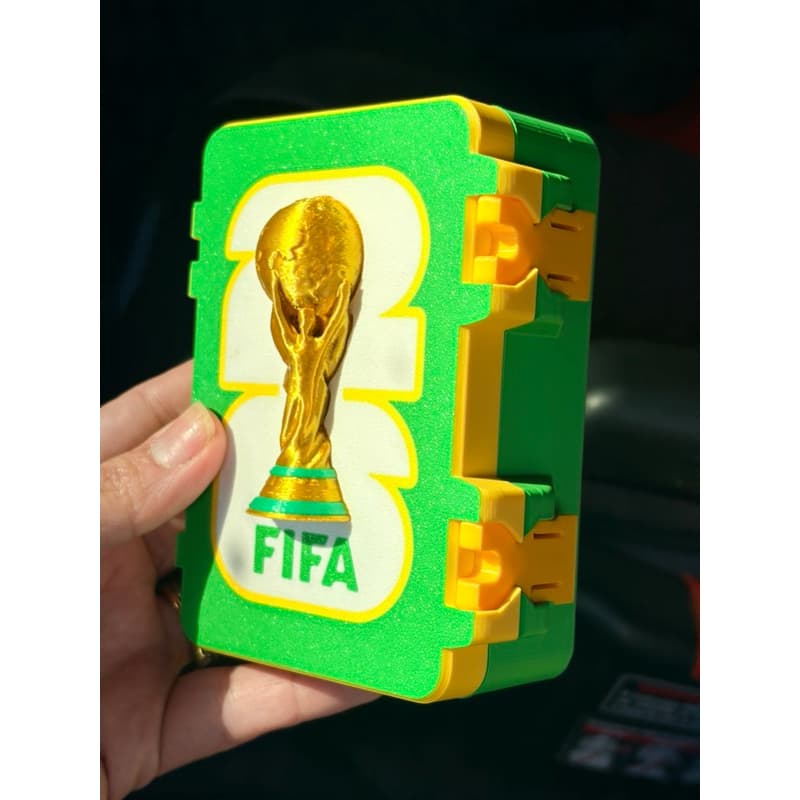 Caixa porta figurinha copa