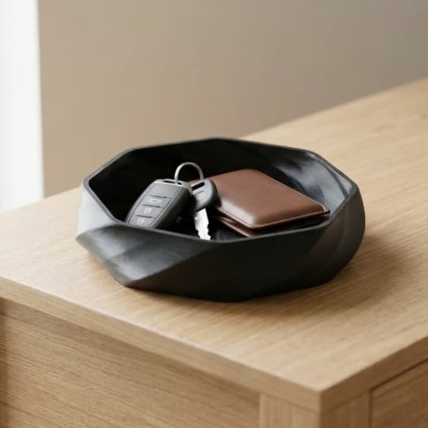 Porta Objetos Chave Treco Organizador Decorativo Moderno para Mesa Hall Aparador