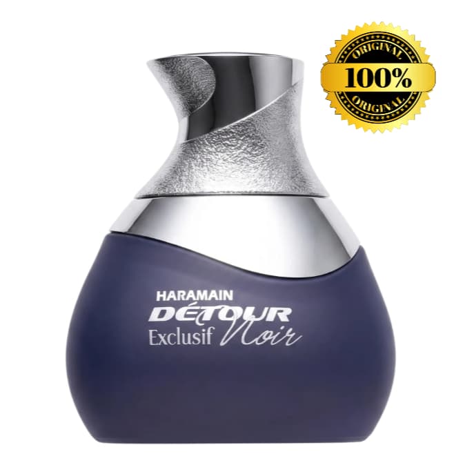 Perfume Arabe Al Haramain Detour Exclusif Noir EDP 100ml  Alta Fixação