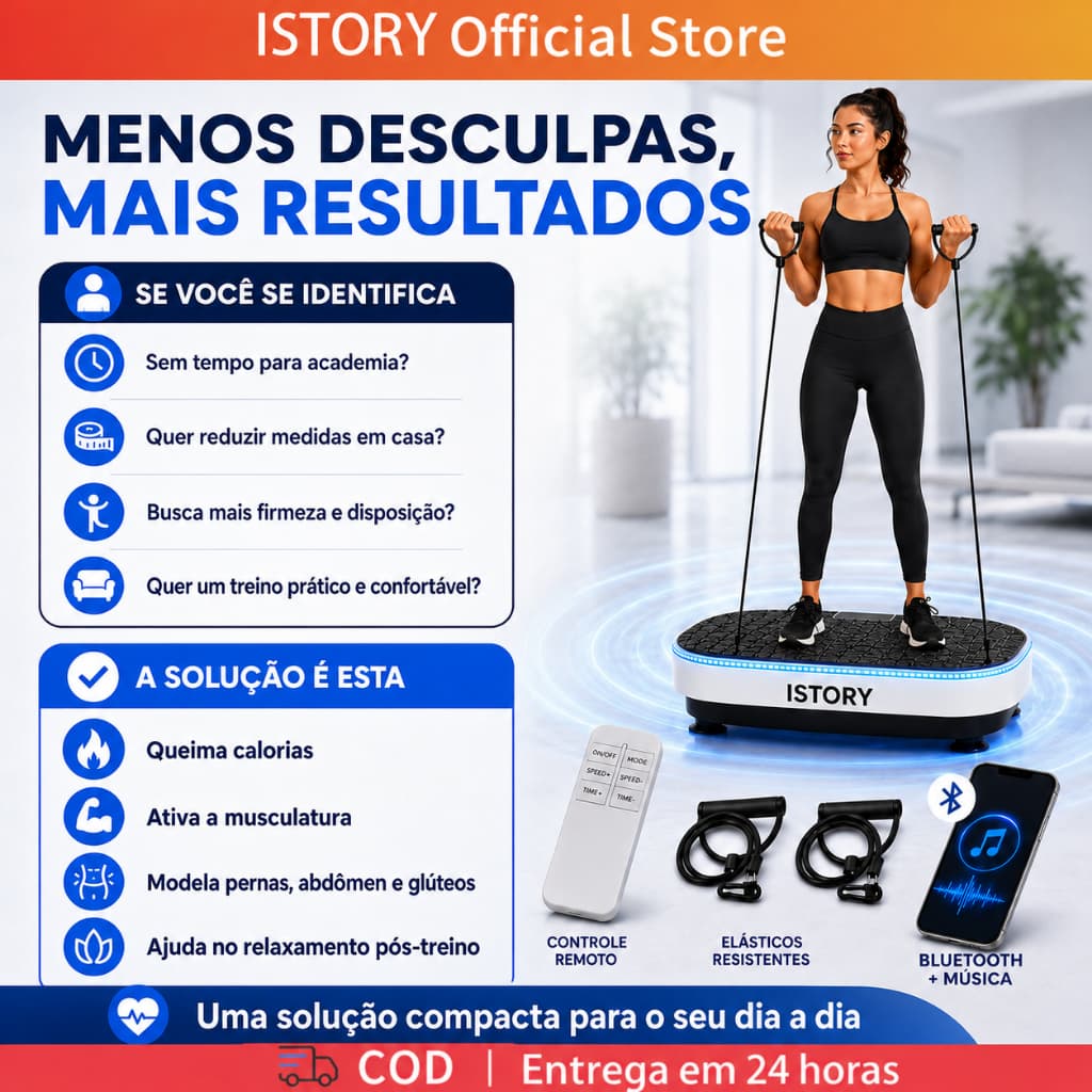 Aparelho Massageador Vibratório Elétrico Para Corpo Abdomem Pernas Reduzir Gordura Fitness Em Casa
