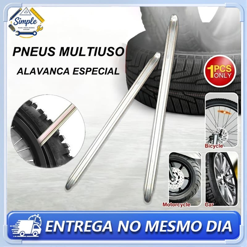 Kit 1 Espátulas Chatas Pneu Borracheiro 20" 50cm Para Desmontar Pneu