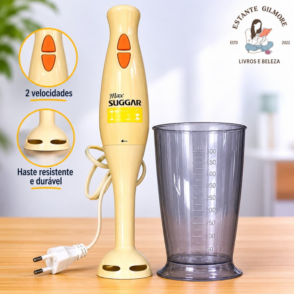 Mixer de Alimentos Suggar mx2021b com copo de medida | 127 V | 200W | Seminovo