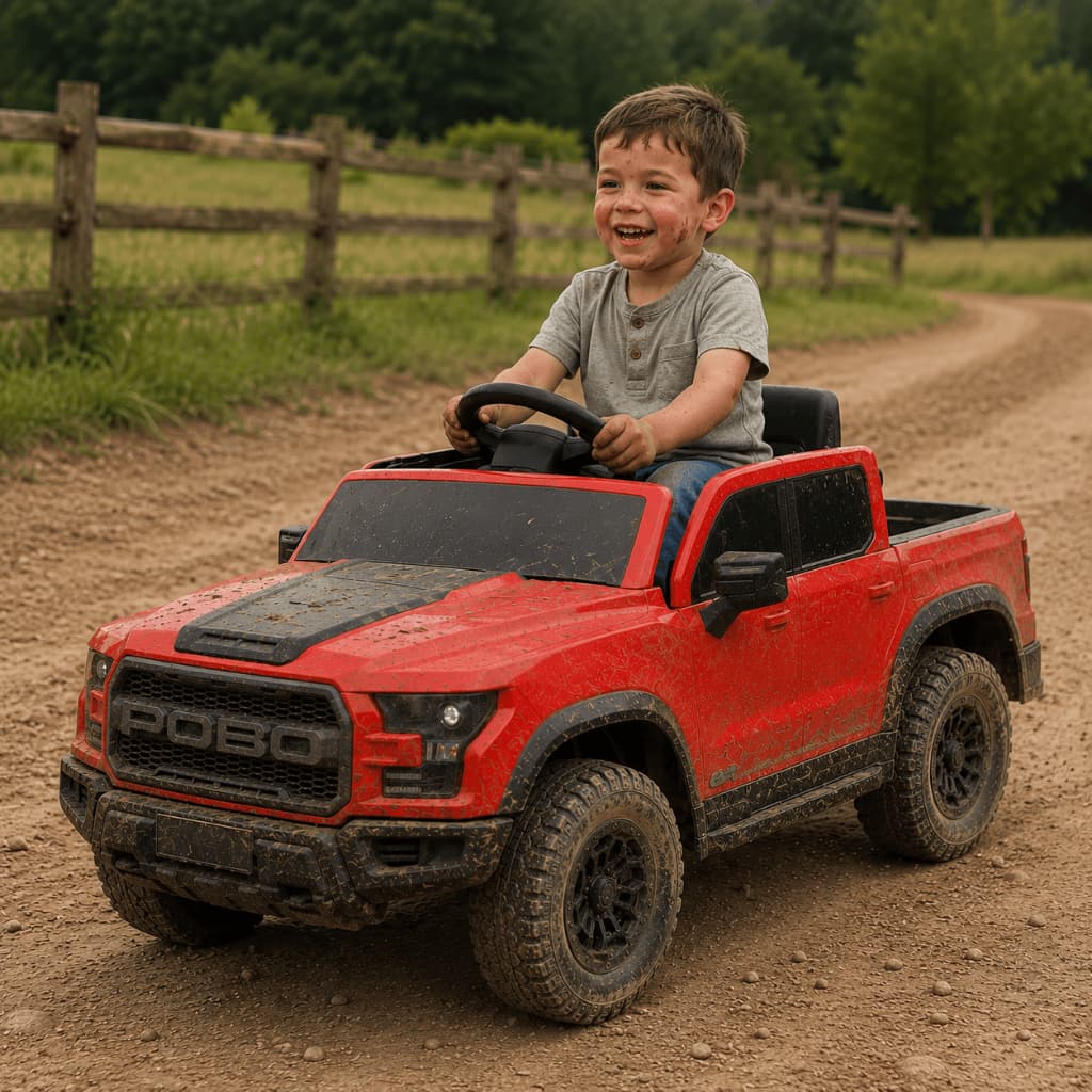 Carro Eletrico Infantil Bang Toys Jipe Legend Vermelho 12V Controle