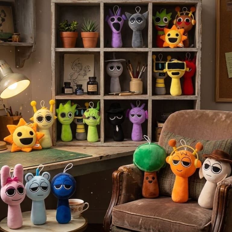 Sprunki Bonecos  De Pelúcia Infantil Incredibox  Brinquedos De Presente Para Crianças