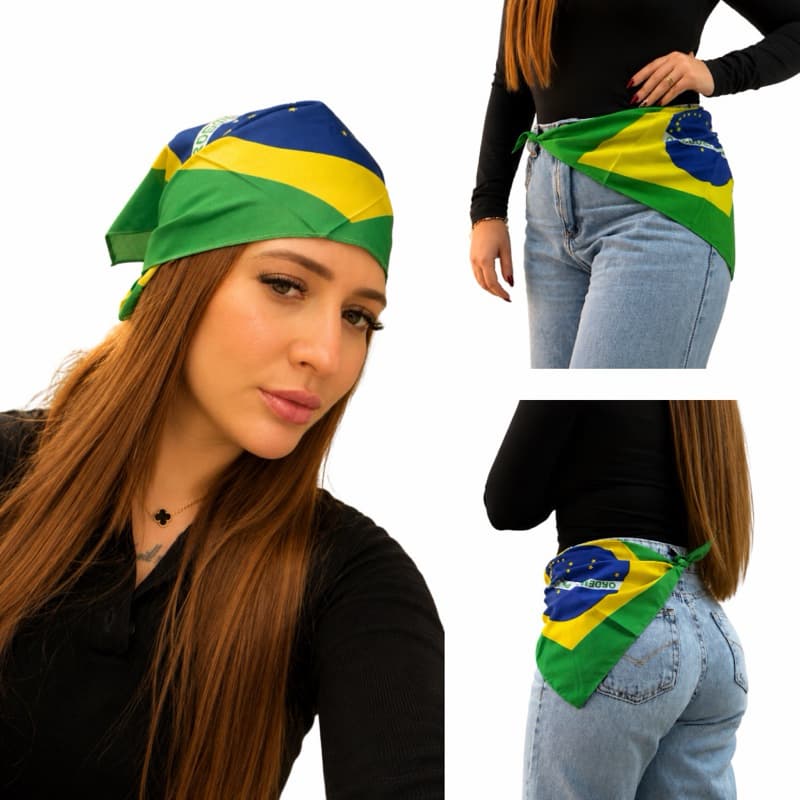 Bandana Lenço Brasil Eleições