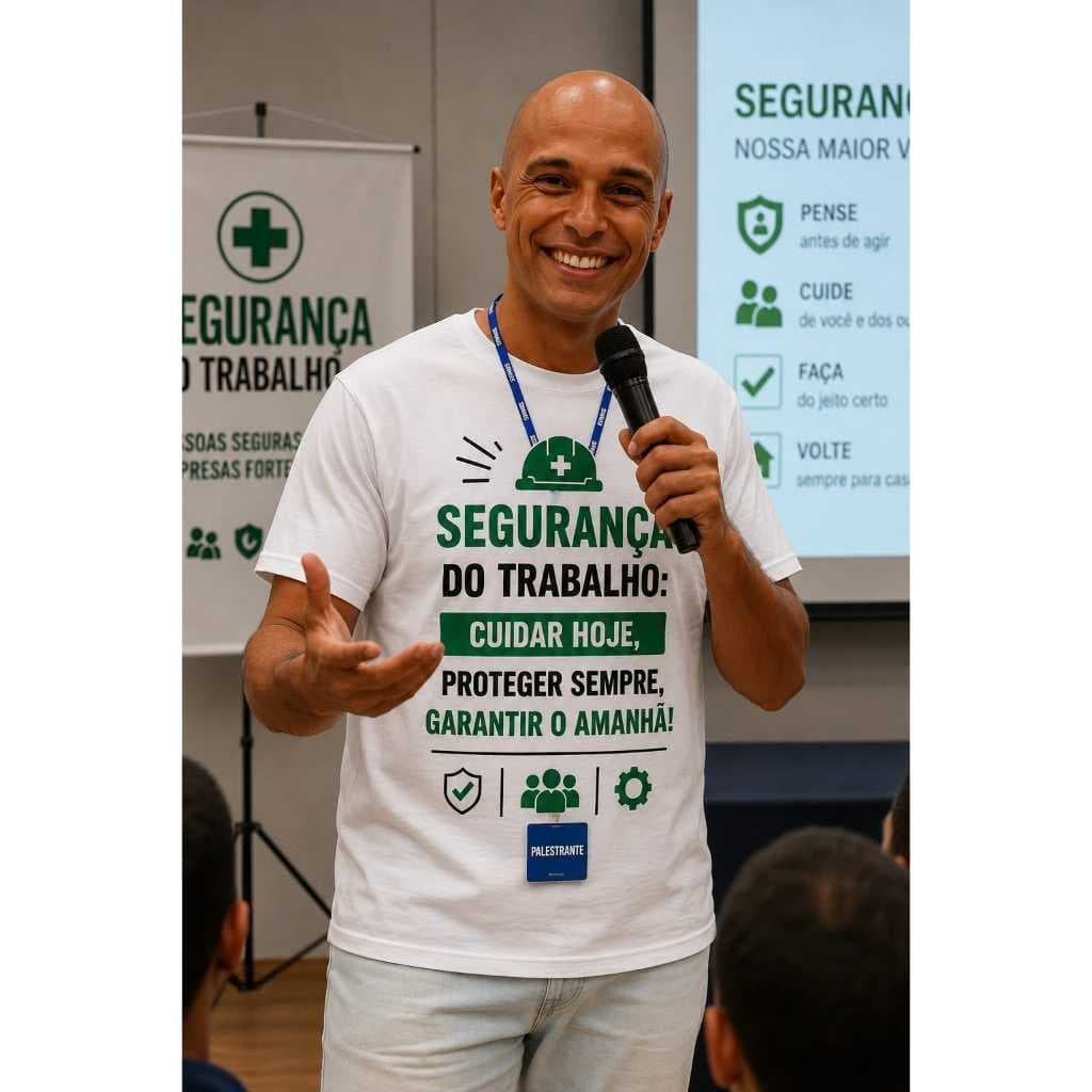 Camiseta Segurança do Trabalho | Técnico SST | SIPAT