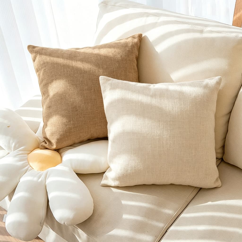 Almofada Várias Cores Decorativa Cheia em Linho 45x45cm