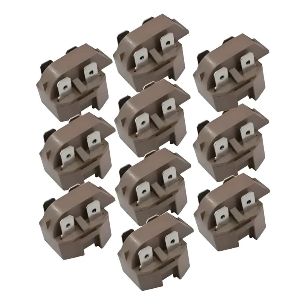 10x Rele Ptc Universal Geladeira Freezer 1/12 A 3/4hp 127v