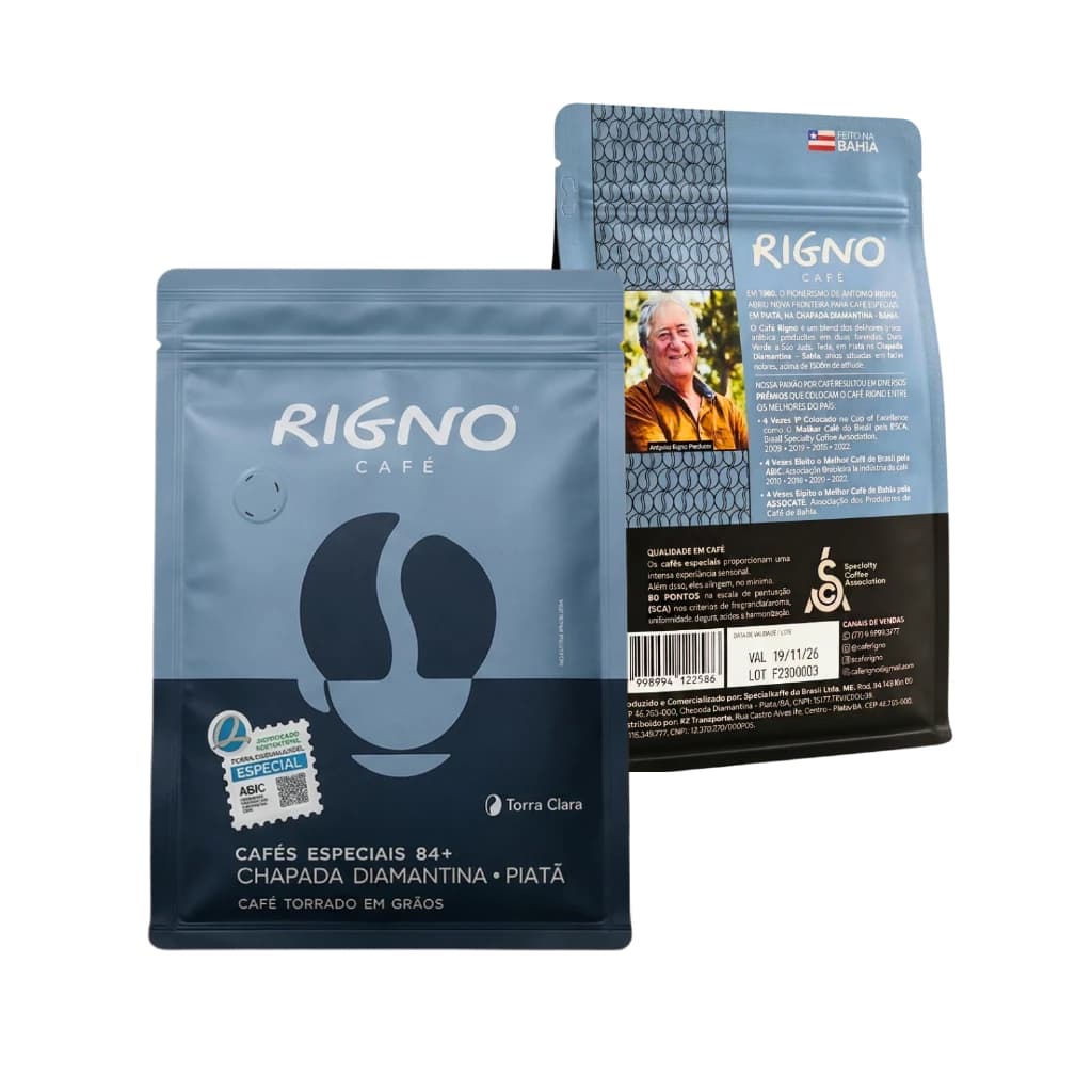 Café Rigno 100% Arábica em Grãos - 86+ Pontos - 250g | Café Especial de Alta Qualidade