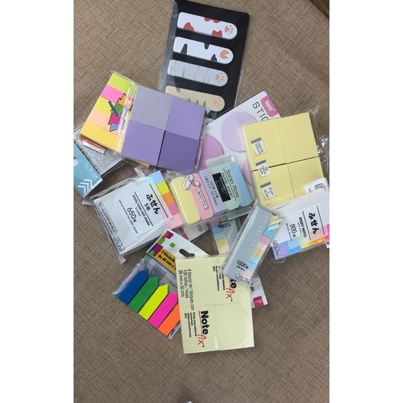 notas adesivas modelos variados!