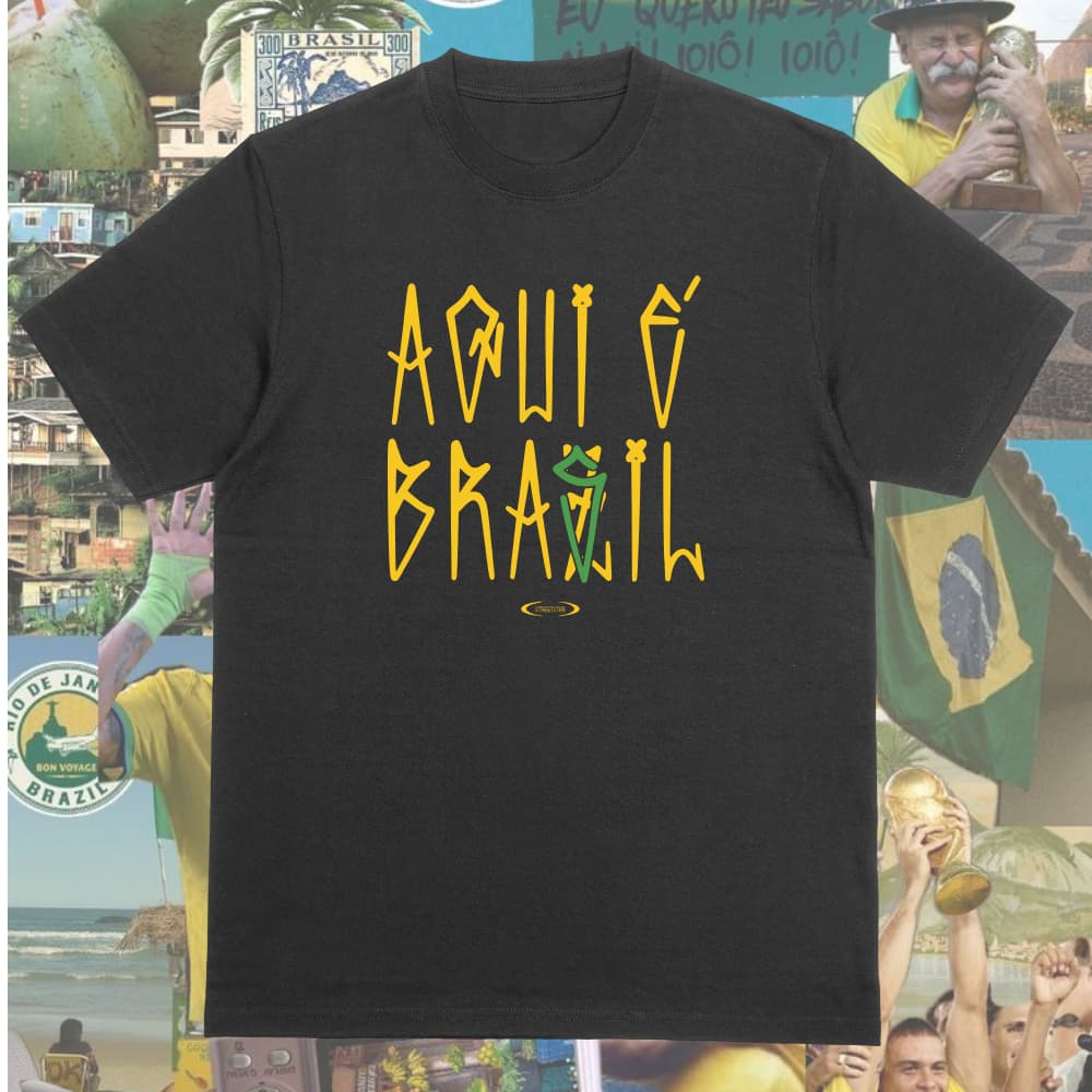 Camiseta Adulto Infantil Unissex Brasil, Seleção brasileira, Basica para Copa do mundo  P Ao G1
