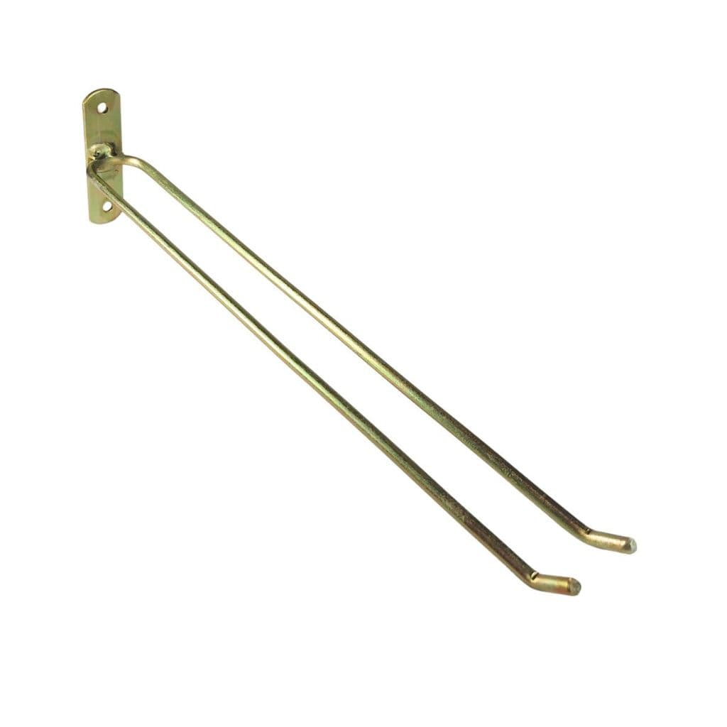 Suporte Parede para Rodos e Vassouras 35cm Zincado