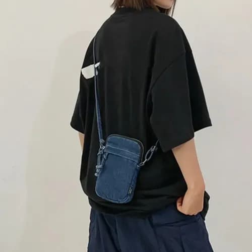 Bolsa Cross Body Jeans Unissex
