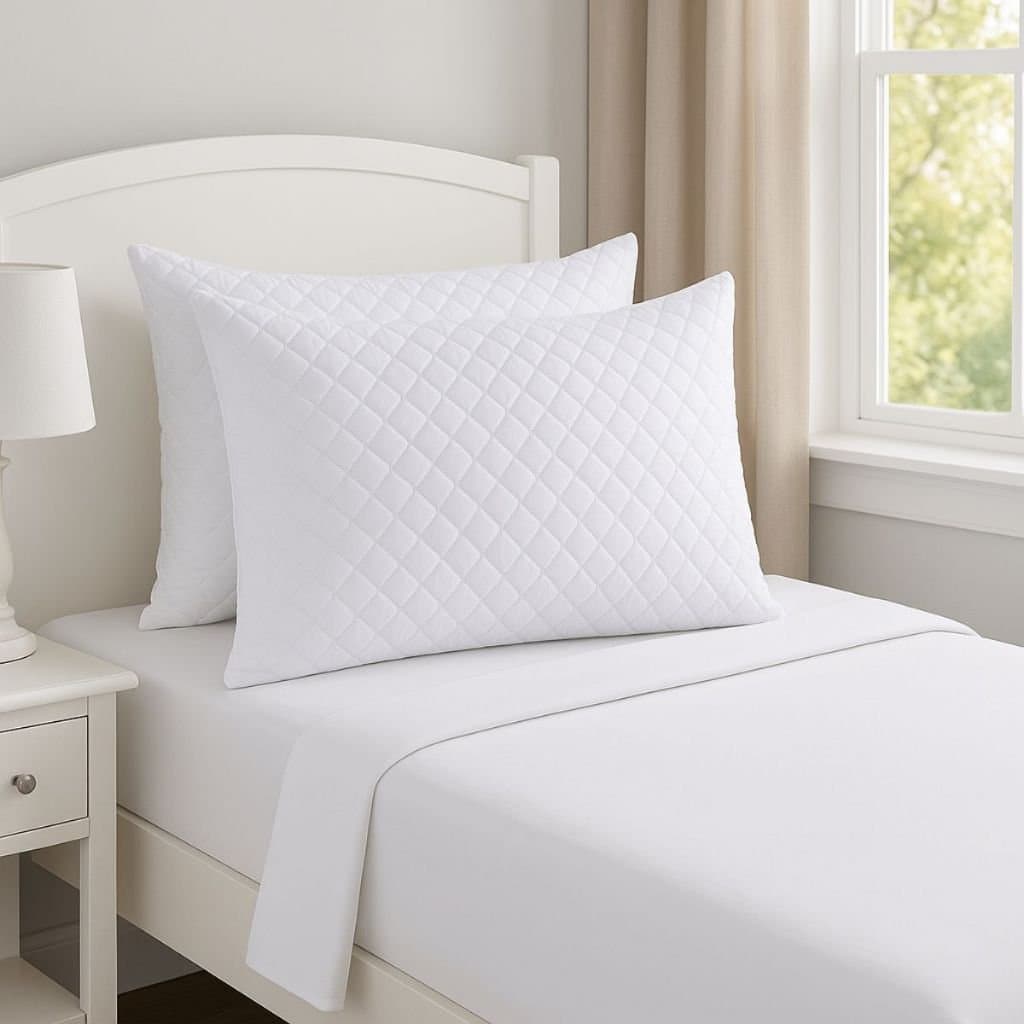 Travesseiro Eco Pluma 50x70 cm – Super Macio, Antialérgico e Confortável - Housing