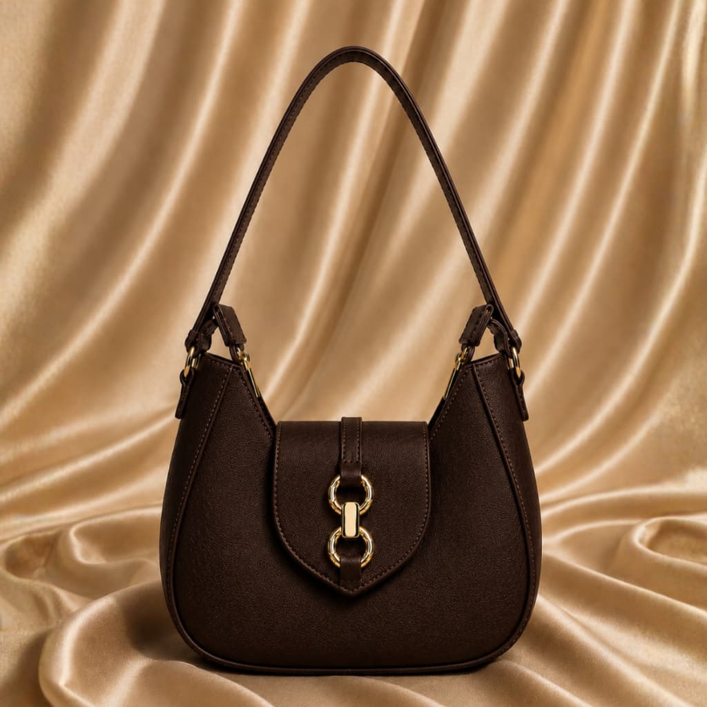 Bolsa Sofisticada Feminina Moderna Casual Para Festa Dia Dia Moda Tendência Detalhe Dourado Reforçado Premium