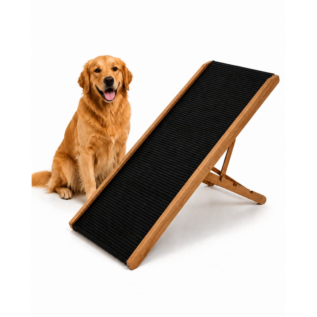 Rampa Pet Dobrável Com Superfície Antiderrapante Cães 50kg