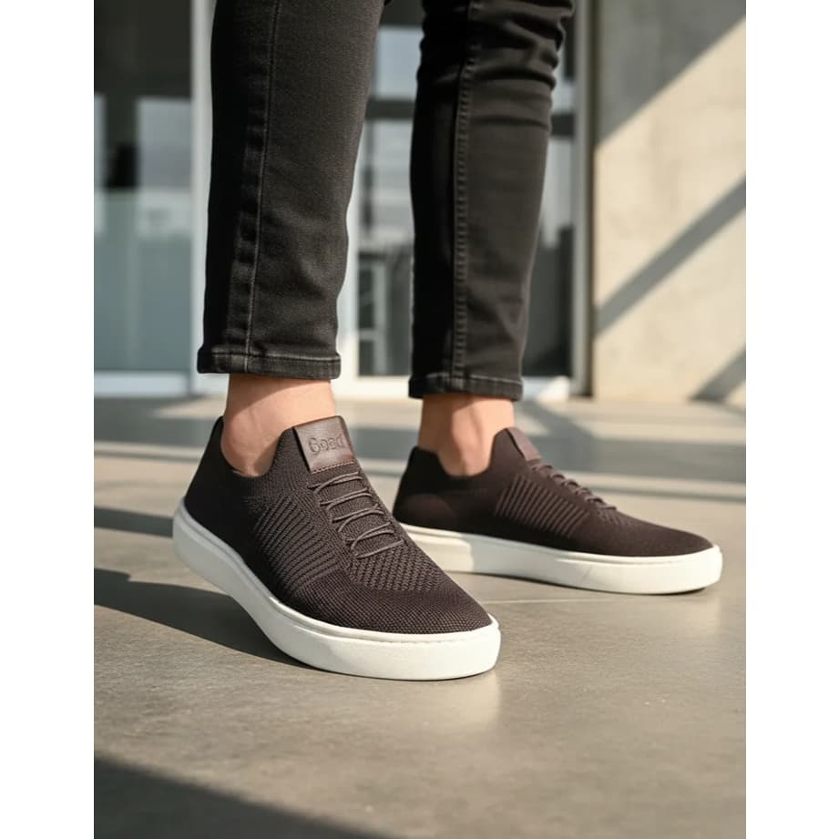 Tenis Masculino Sapatênis Knit Elástico Anatômico Conforto