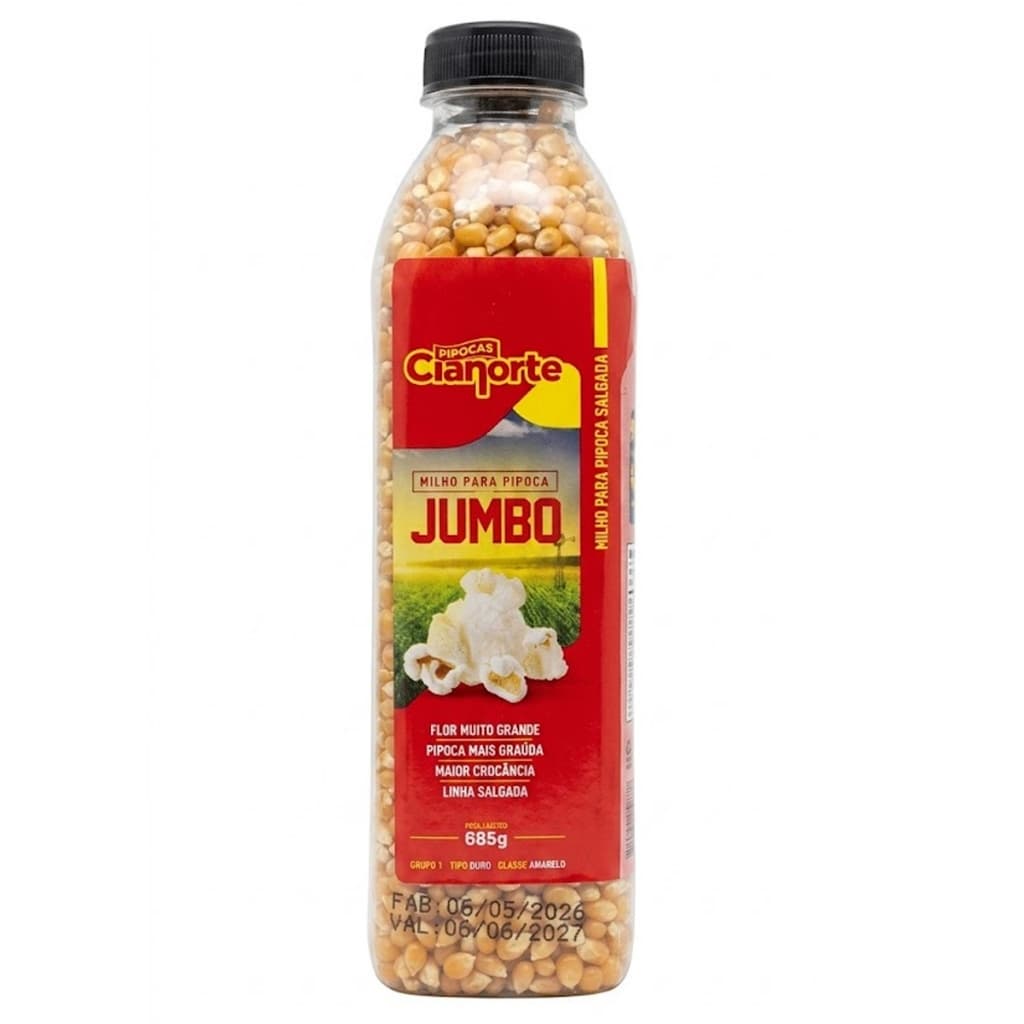Milho para Pipoca Jumbo Cianorte - Tipo Cinema 685g