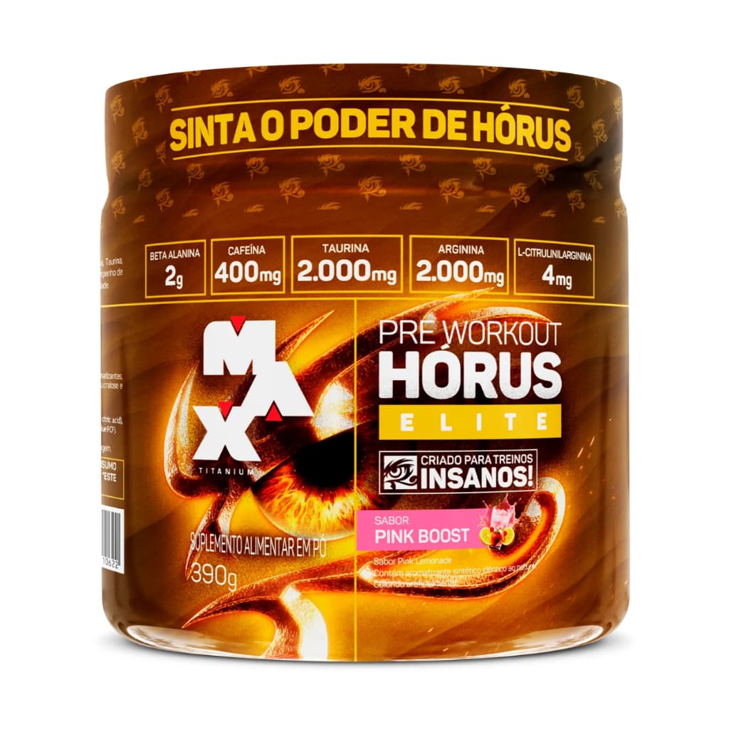 Pré Treino - Hórus Elite 390g (LANÇAMENTO) - Max Titanium