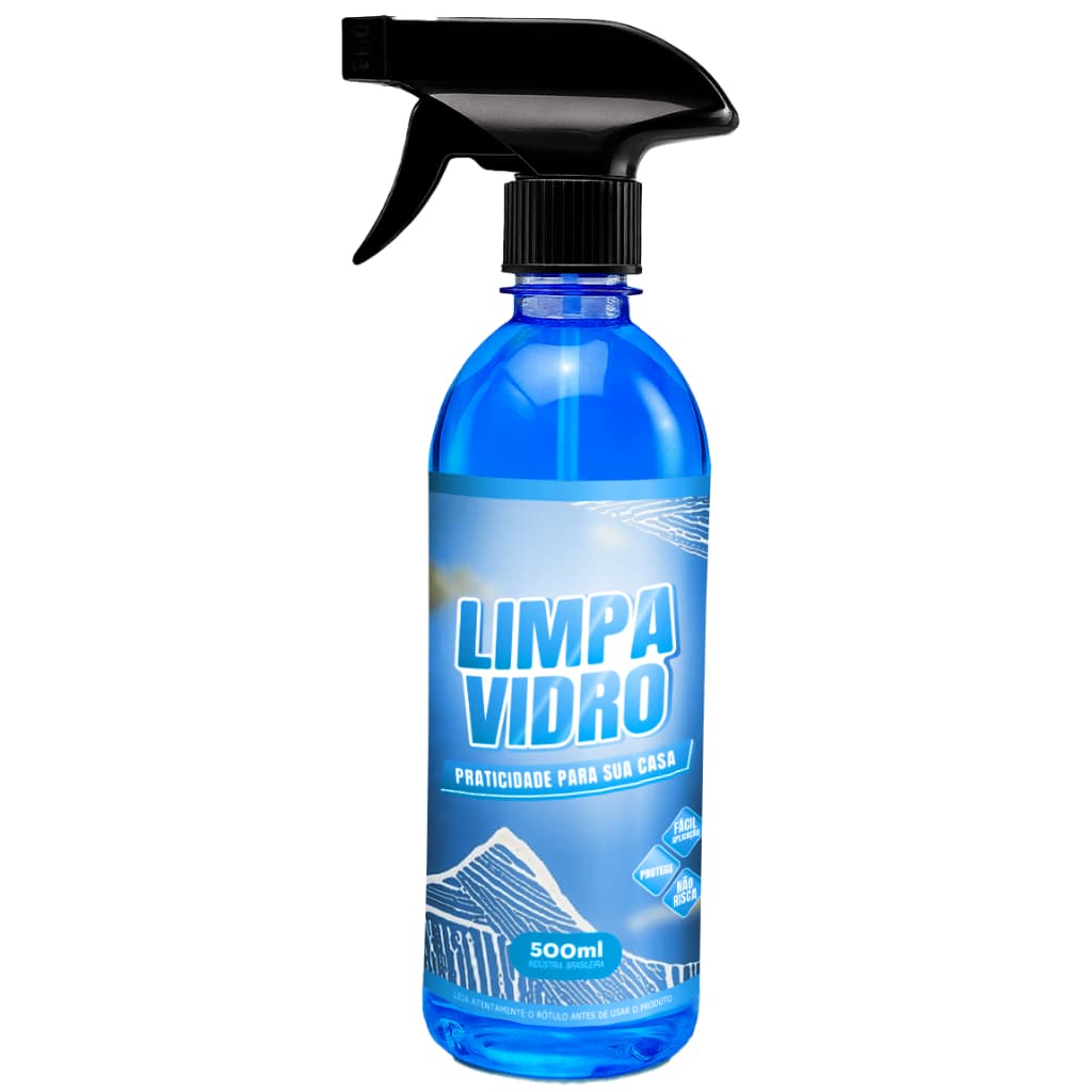 Produto Removedor de Manchas em Vidros, Pronto uso + Toalha Microfibra 500ml