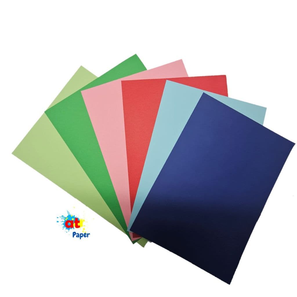 Papel Offset Diplomata A4 Colorido na Massa – Mix com 6 Cores – 50 Folhas